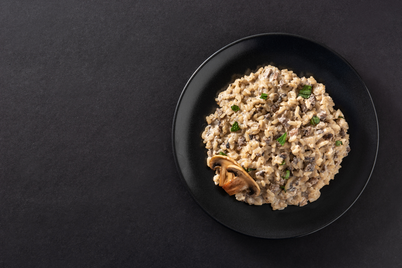 Risotto de boletus edulis, ideal para el otoño